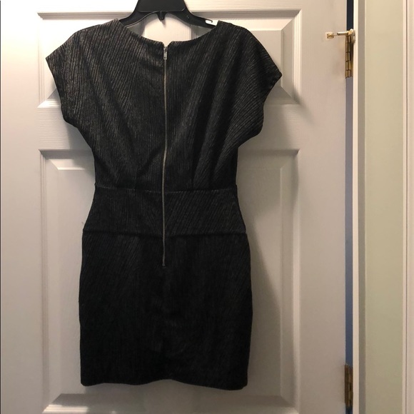 Black & Grey Stripped Dress - Picture 3 of 3